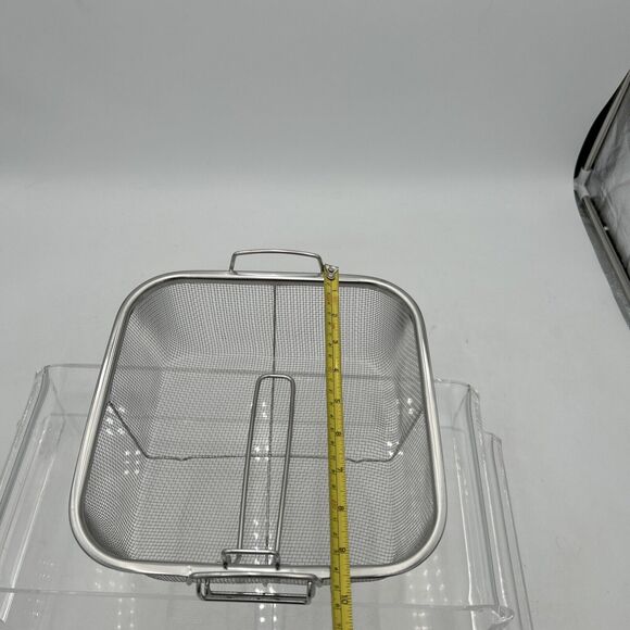 Copper Chef 9.5” Square Fry Basket Rack Accessory NEW - Picture 7 of 9